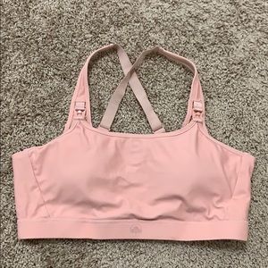 Pink Senita Nursing Sports Bra